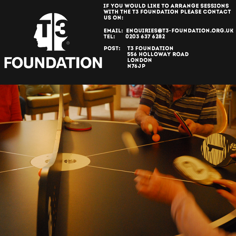 Book sessions with the T3 Foundation